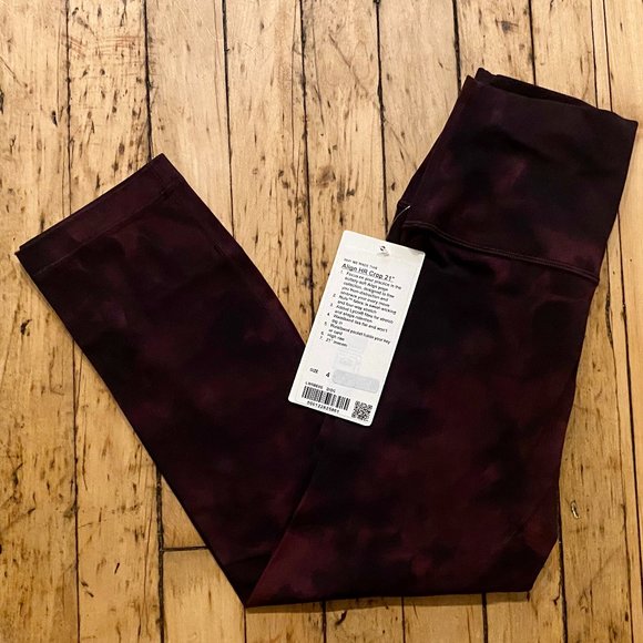Lululemon Align Crop In Diamond Dye 